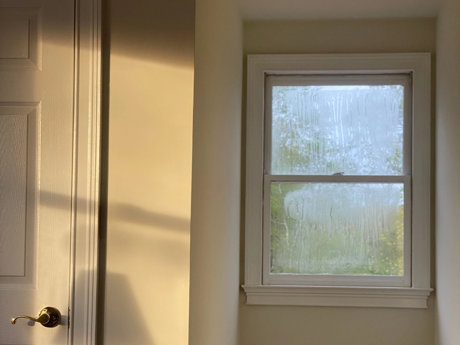 Condensation on bedroom window