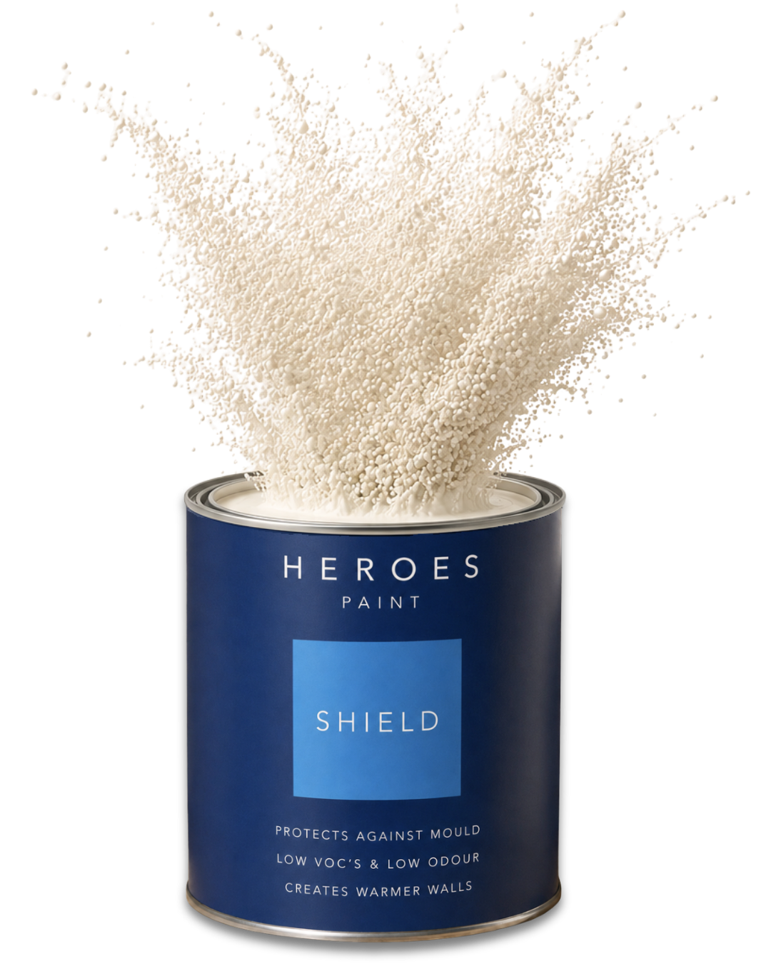 Heroes Shield paint tin