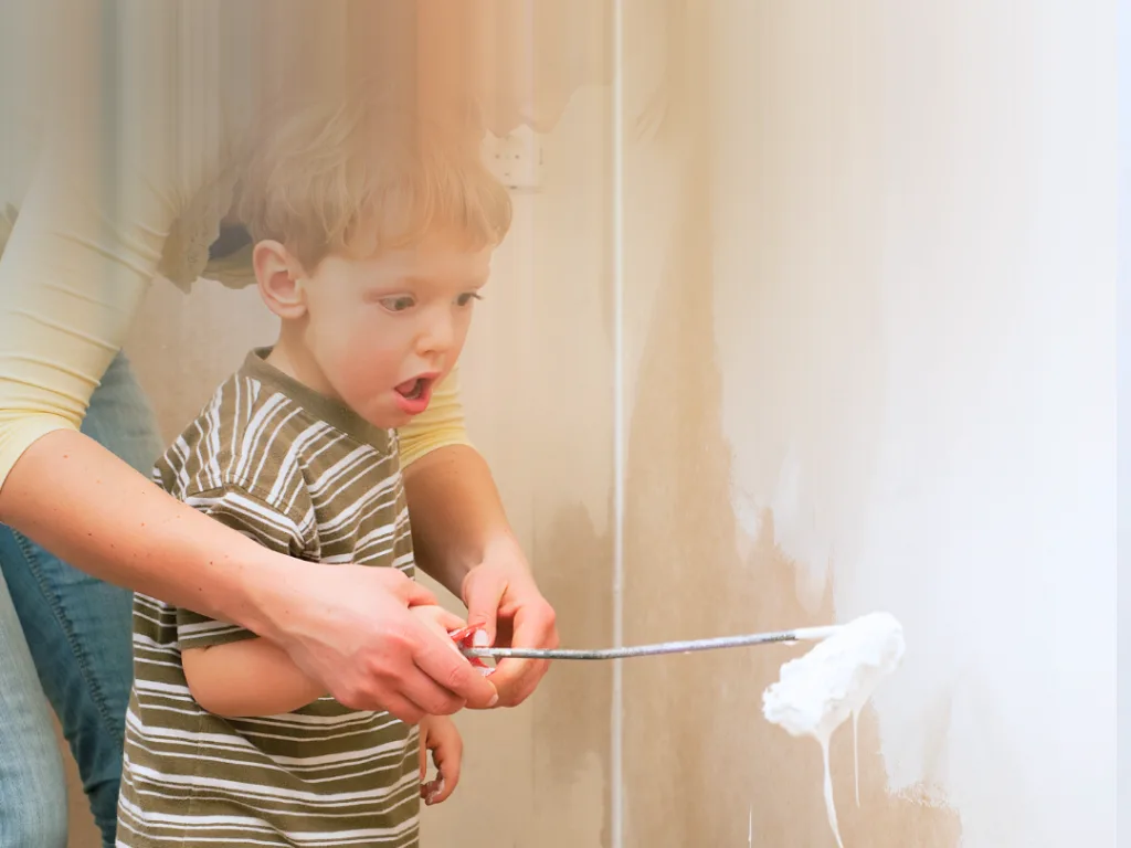 Paint dropping from roller